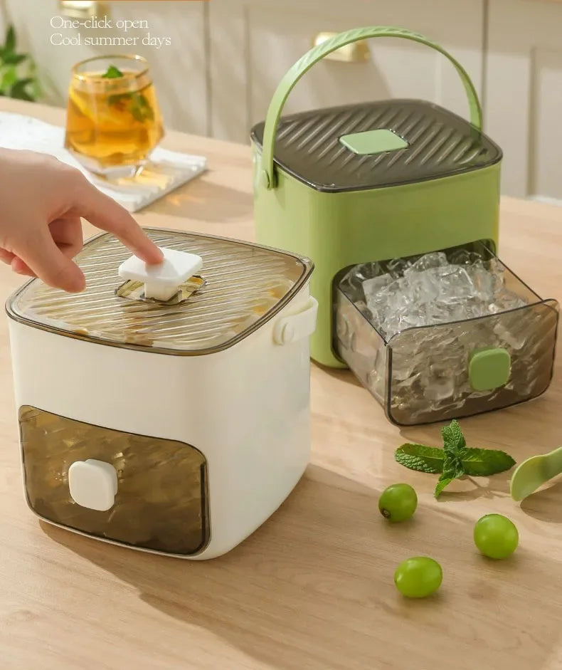 48 Grid Ice Cube Mold Reusable Refrigerator Ice Maker One-touch