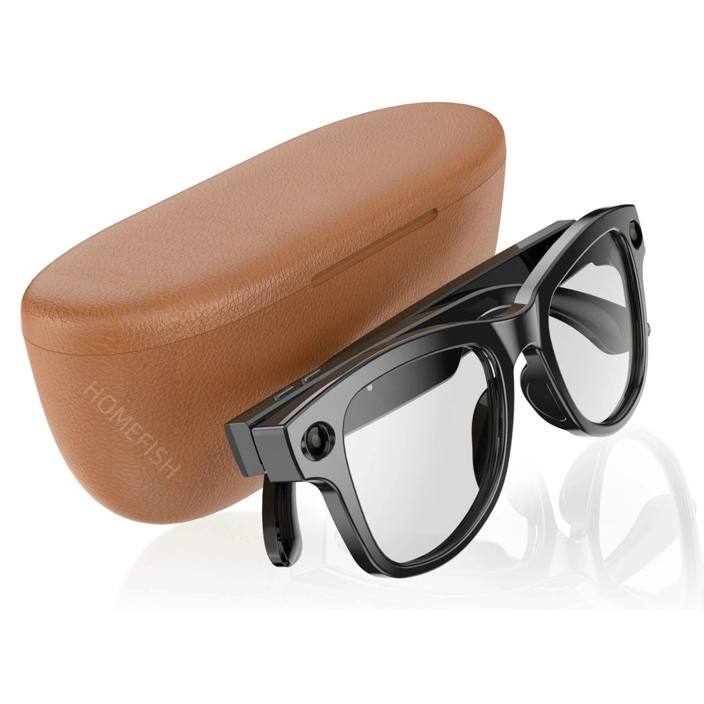 HOMEFISH M02 AI Smart Glasses with 4K Camera Bluetooth