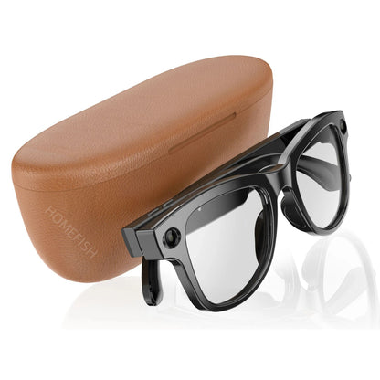 HOMEFISH M02 AI Smart Glasses with 4K Camera Bluetooth