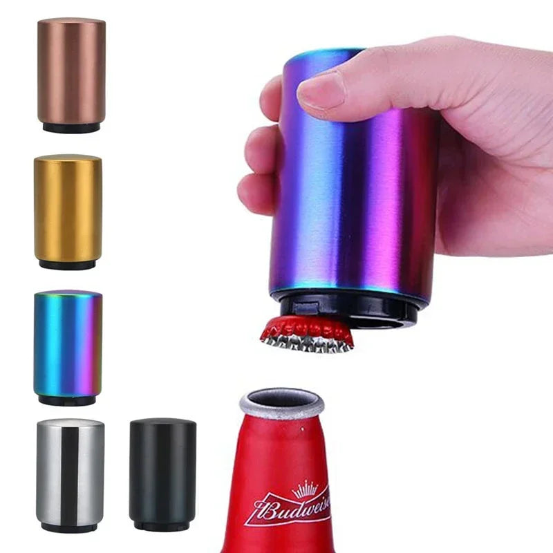 Stainless Steel Beer Bottle Opener Automatic Kitchen