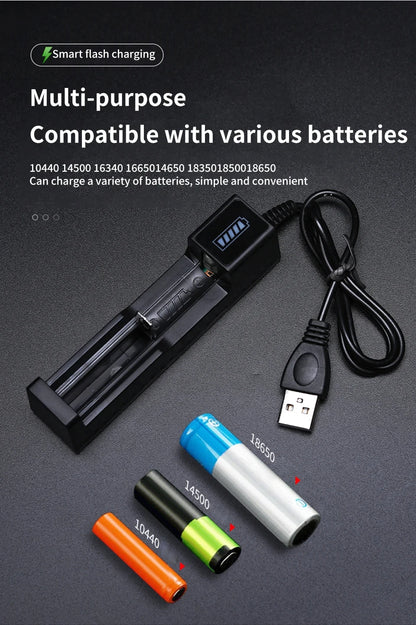 Battery Charger Rechargeable Lithium Battery USB Charger