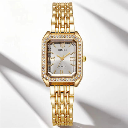 Light Luxury Brand Watch Women Business Simple Diamond