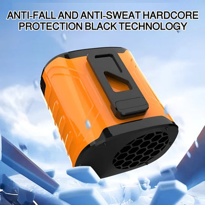 USB Rechargeable Waist-mounted Fan with Strong Light Turbine