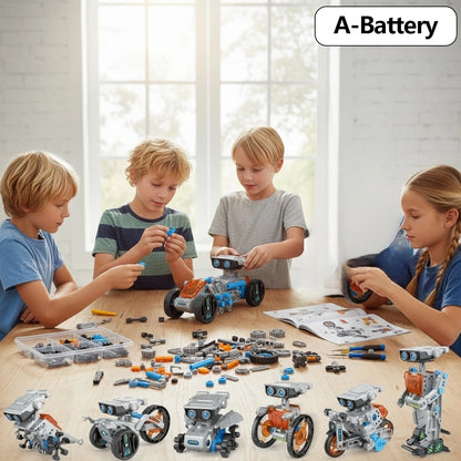 12-in-1 STEM Robot Building Kit Toys DIY Engineering Construction