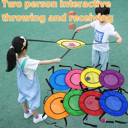 Two Person Interactive Throwing And Catching Game