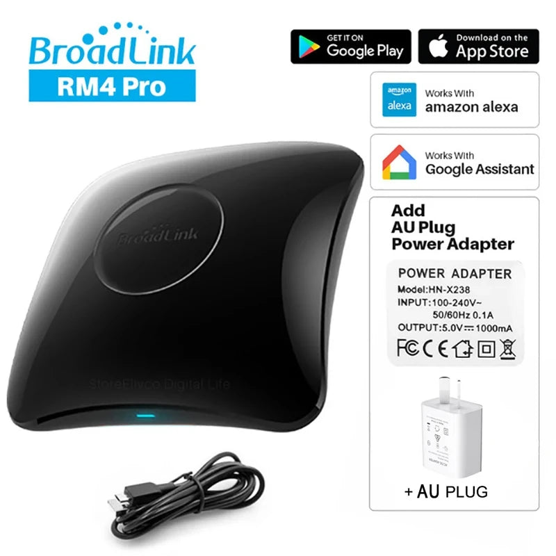 Original Broadlink RM4 Pro IR RF WIFI Universal Smart Remote Control