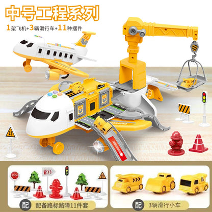 Large Spray Inertia Airplane Toy for Children Transport