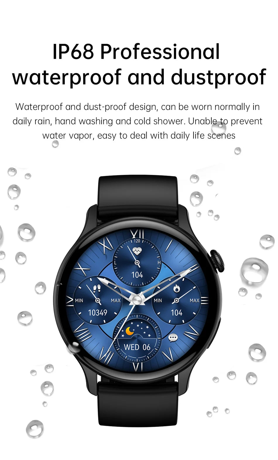 NFC Smart Watch Amoled HD GPS Track Sports Heart Rate