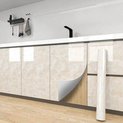 Marble Kitchen Oil-Proof Film Proof Self-Adhesive Wallpaper