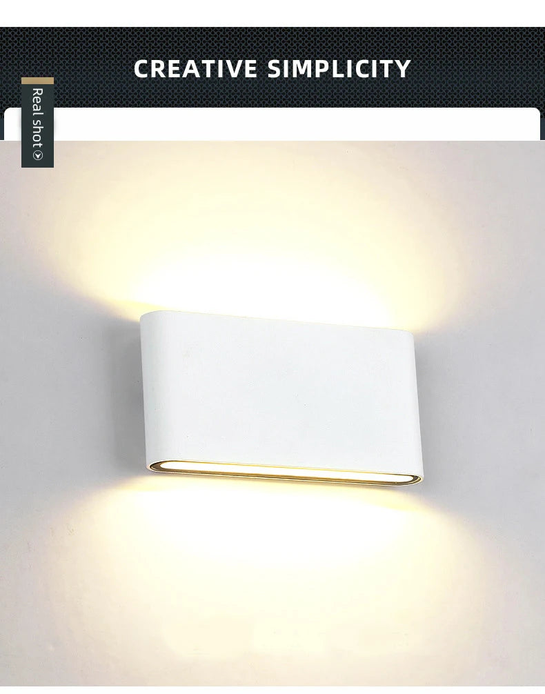 Nordic Wall Light Aluminum Modern Style Indoor Wall Lamp