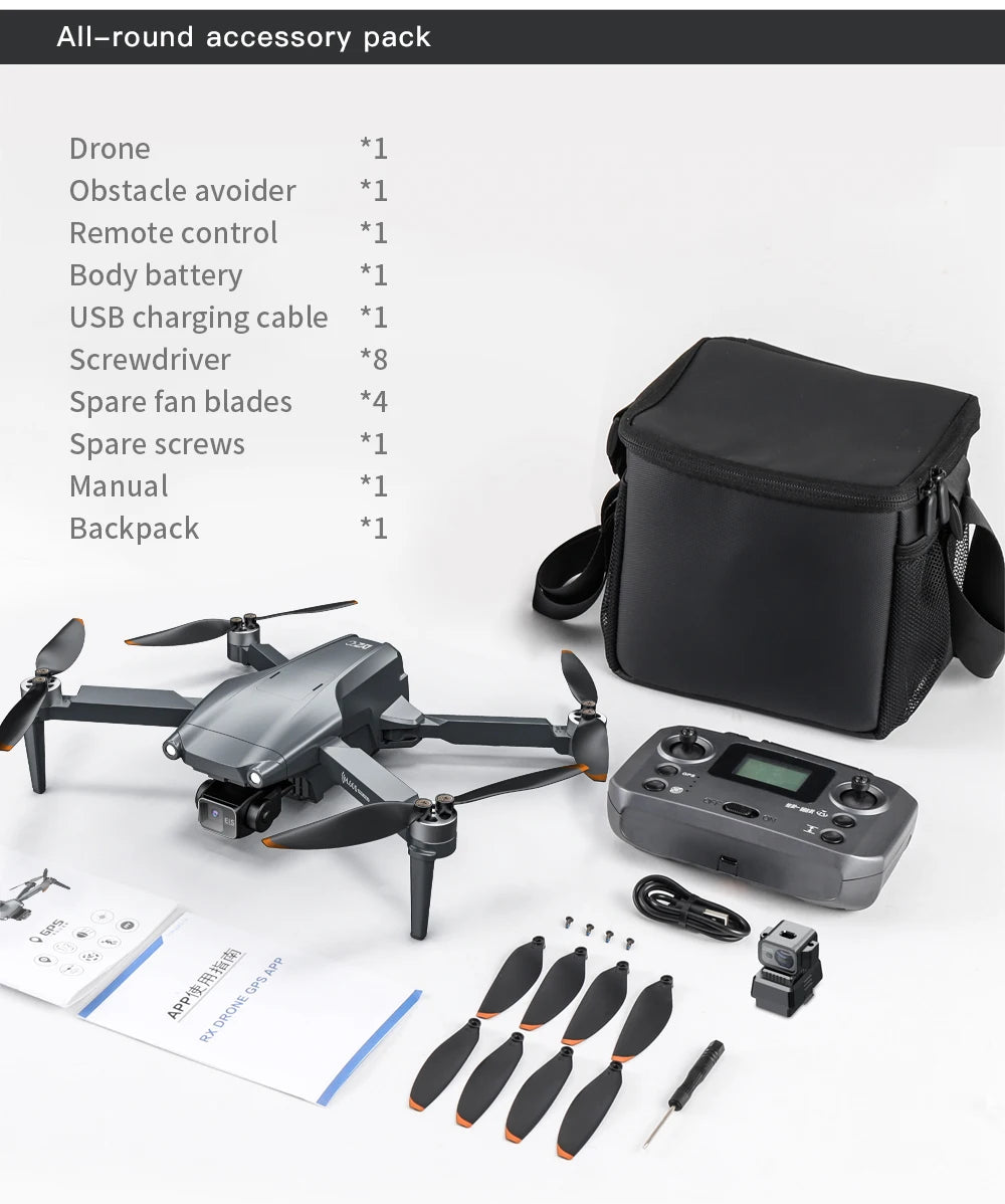 New L600 PRO MAX/PRO GPS Drone 5KM 4K Professional