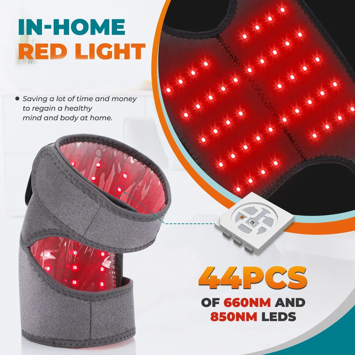 Near Infrared Light Devices Knee Pad Brace