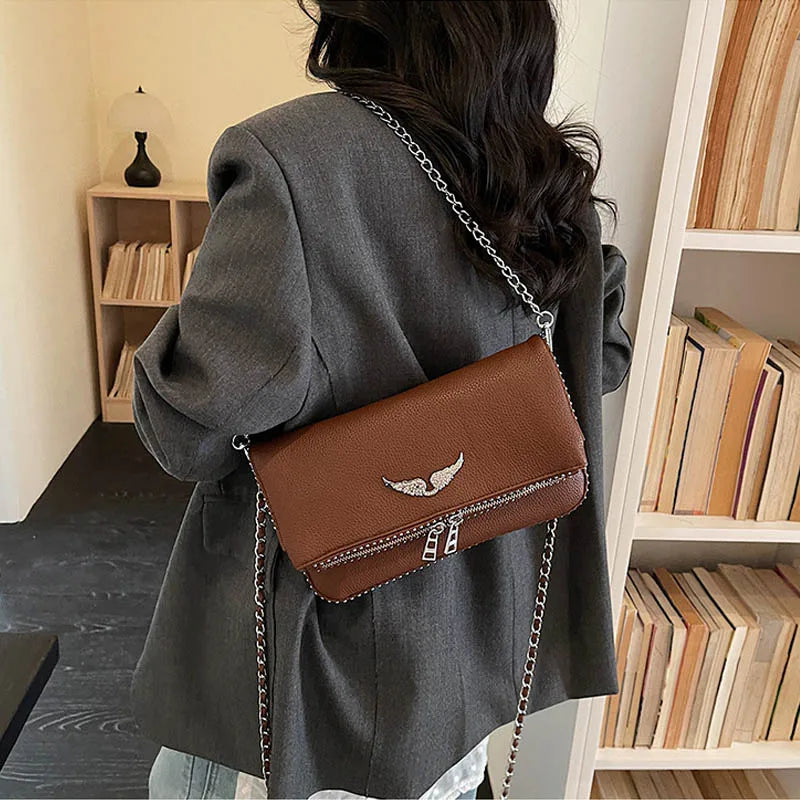 Fashion Underarm Shoulder & Crossbody Bag Wing Mini