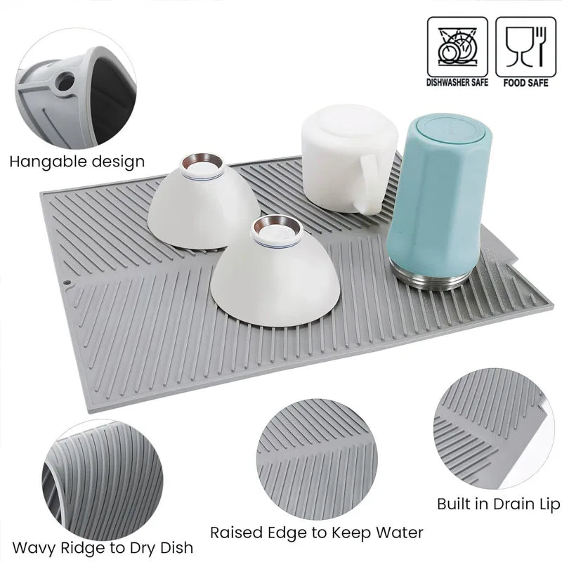Silicone Draining Board Mat Drying Pad