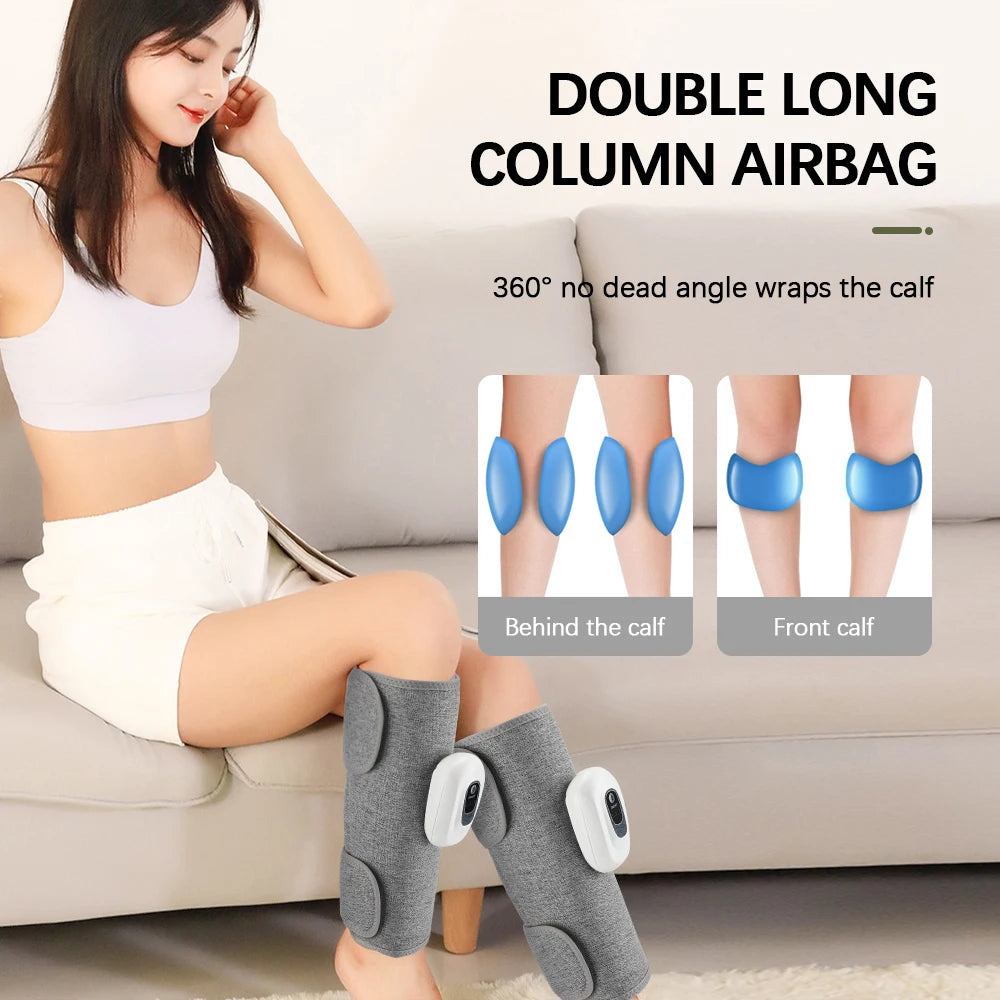 Eletric 360° Air Pressure Calf Massager Wireless Leg Massage