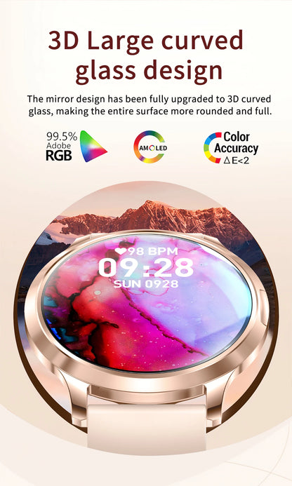 New Smart Watch For Women Gift 1.32 Inch Full Touch Screen