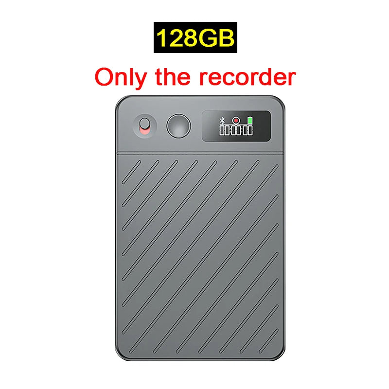 8GB-256GB AI Voice Recorder with 0.42-inch Display Screen Real-Time