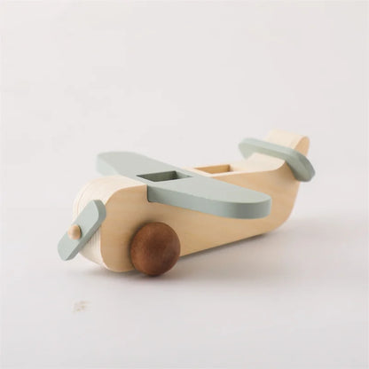 Wooden Birthday Train Toy Simulated Train Toy Model