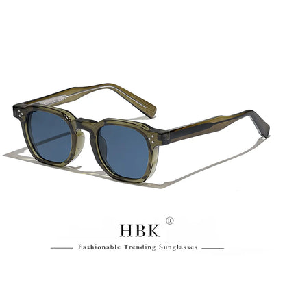 HBK New Square Retro Sunglasses Men Fashion