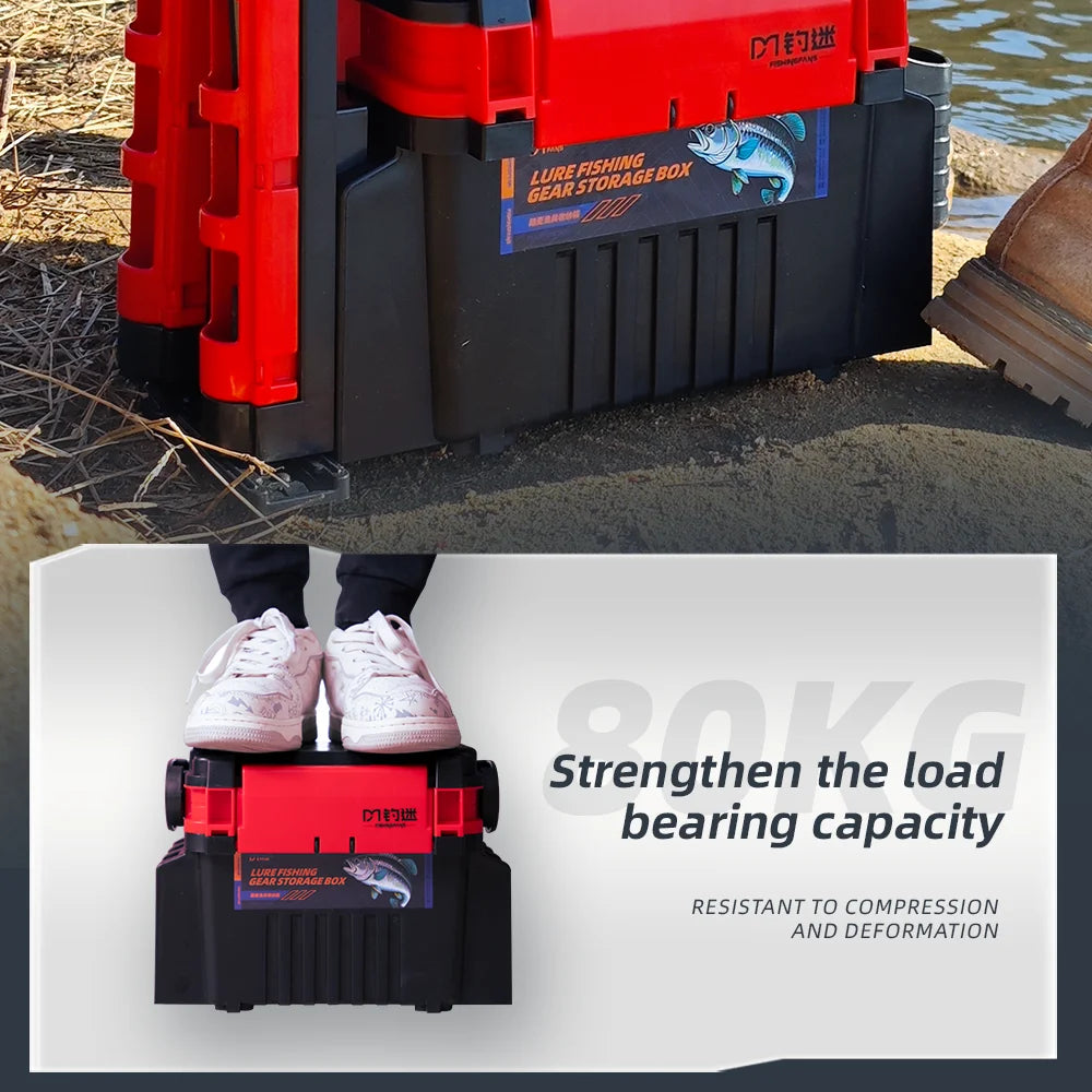 Fishingfans Fishing Box Organizer Multi-function Lure