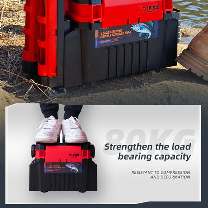 Fishingfans Fishing Box Organizer Multi-function Lure