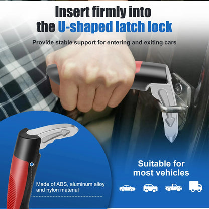 Car Door Assist Handle 2 in 1 Multifunction Vehicle Support