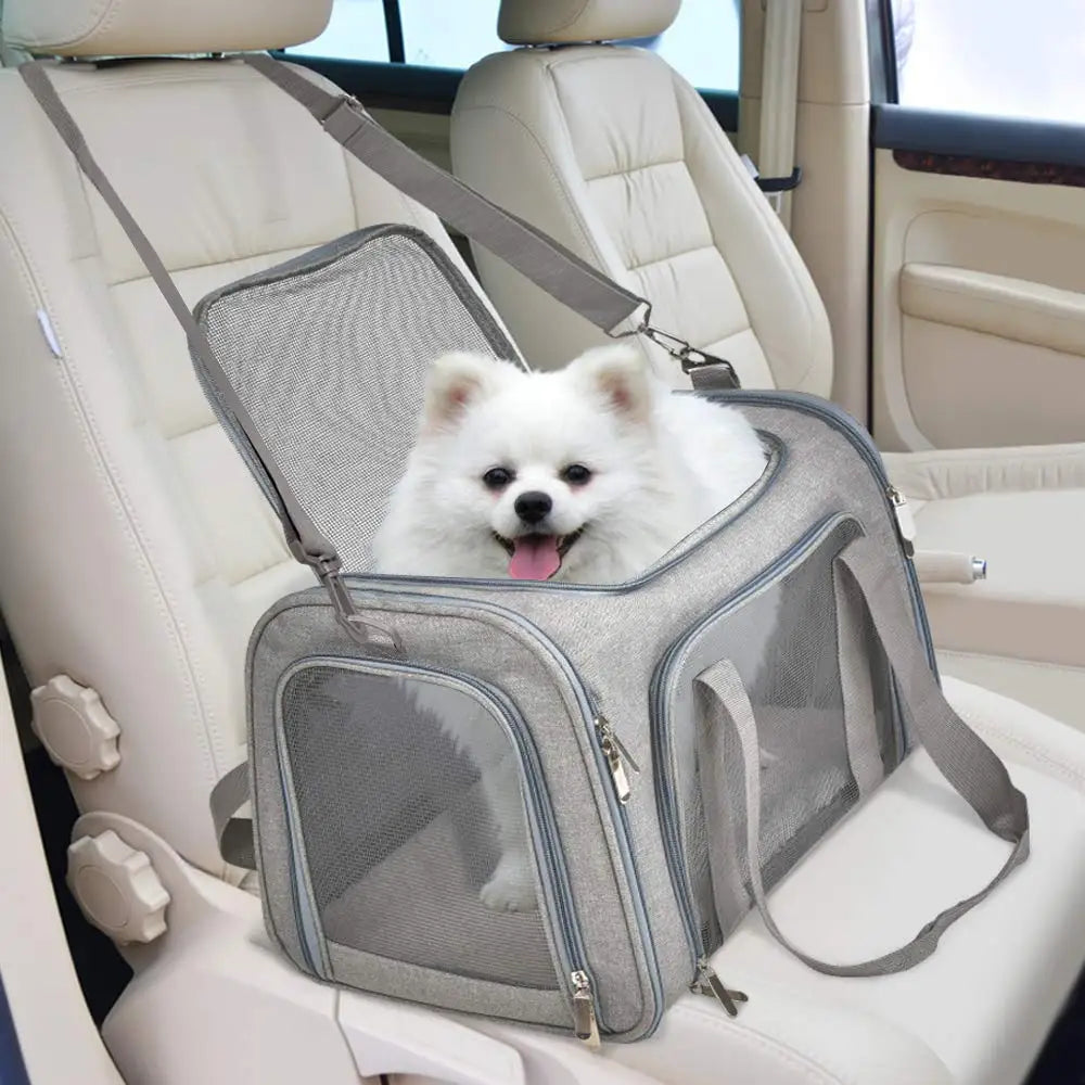 Dog Carrier Bag Soft Side Backpack Cat Pet Carriers