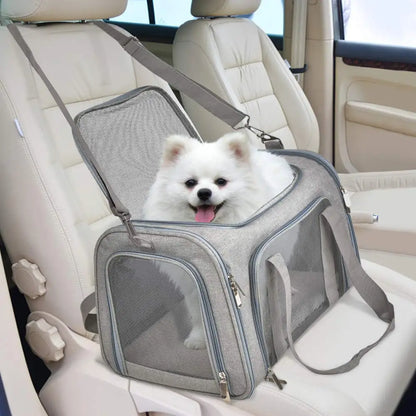 Dog Carrier Bag Soft Side Backpack Cat Pet Carriers