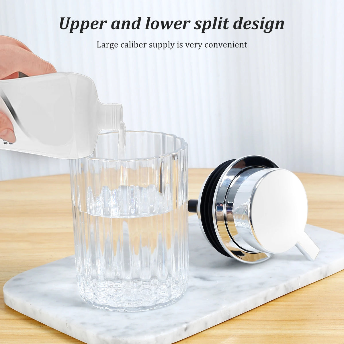 Foam Soap Dispenser 300ml Clear Refillable Foaming