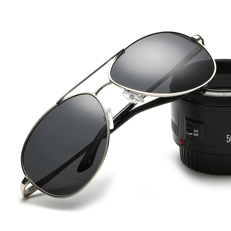 Classic Pilot Sunglasses Men Polarized Driving Sun Glasses