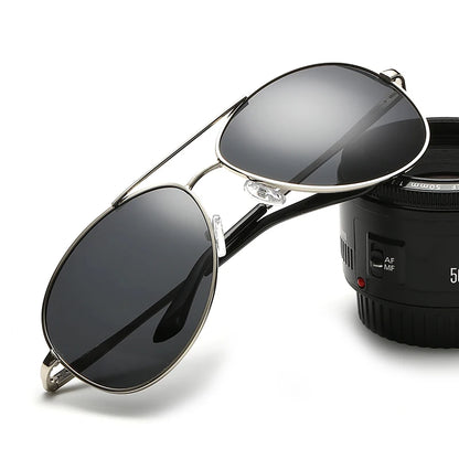 Classic Pilot Sunglasses Men Polarized Driving Sun Glasses
