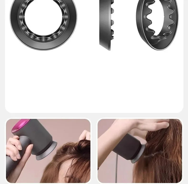 Hair Dryer  Curl Hair Outlet Accessories Diffusion Drying Styling