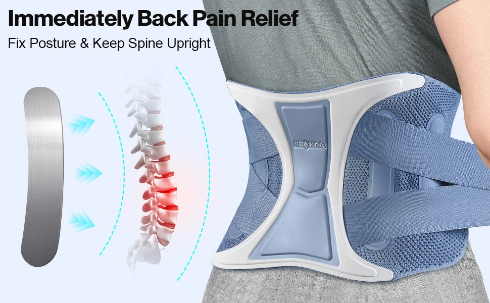 Back Support Brace Adjustable Lumbar Support Belt