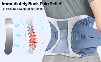 Back Support Brace Adjustable Lumbar Support Belt