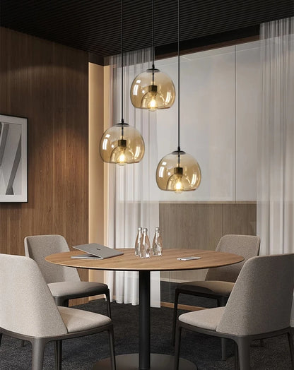 Modern Retro Glass Dining Room Bedroom Living Room