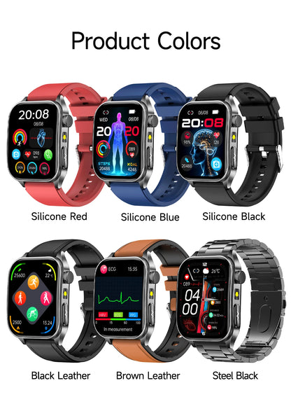 New Laser Treatment Three High Smart Watch Men ECG Heart Rate