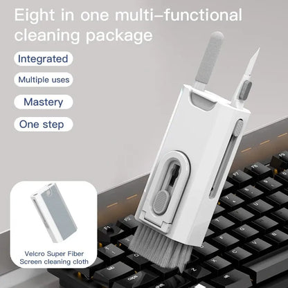 8 IN 1 Cleaning Kit Keyboard Cleaner For AirPods iPhone Cleaning Tools