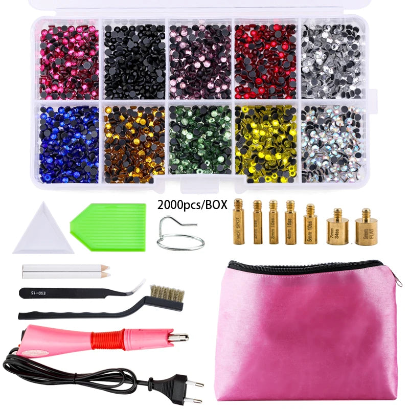 QIAO Hotfix Rhinestones Applicator Tools DIY Craft