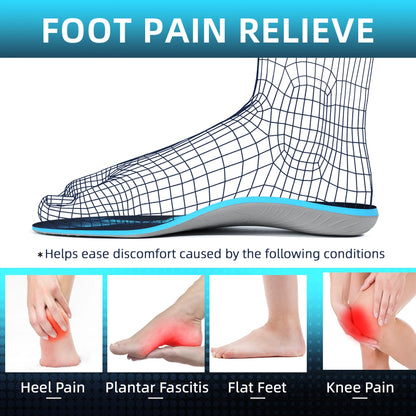 IFITNA Flat Feet Orthopedic Insoles Arch Support