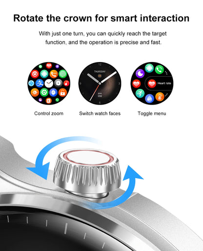 New GPS SmartWatch BluetoothCall IP68 Waterproof Men Women
