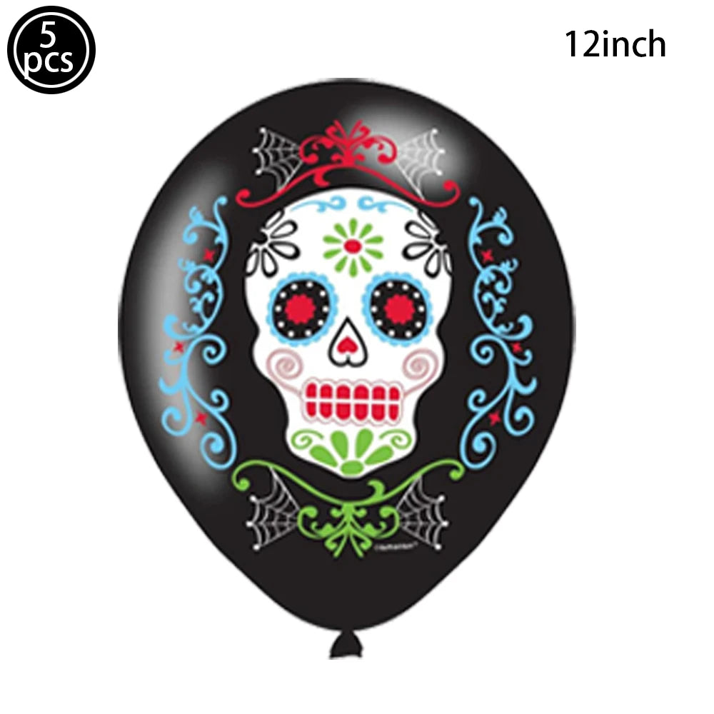 Halloween Inflatable Ghost Tree Balloons Pumpkins Mummy Miko