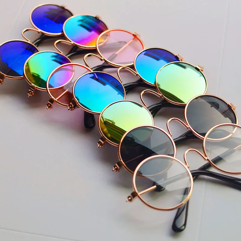 Lovely Vintage Round Cat Sunglasses Reflection Eye wear