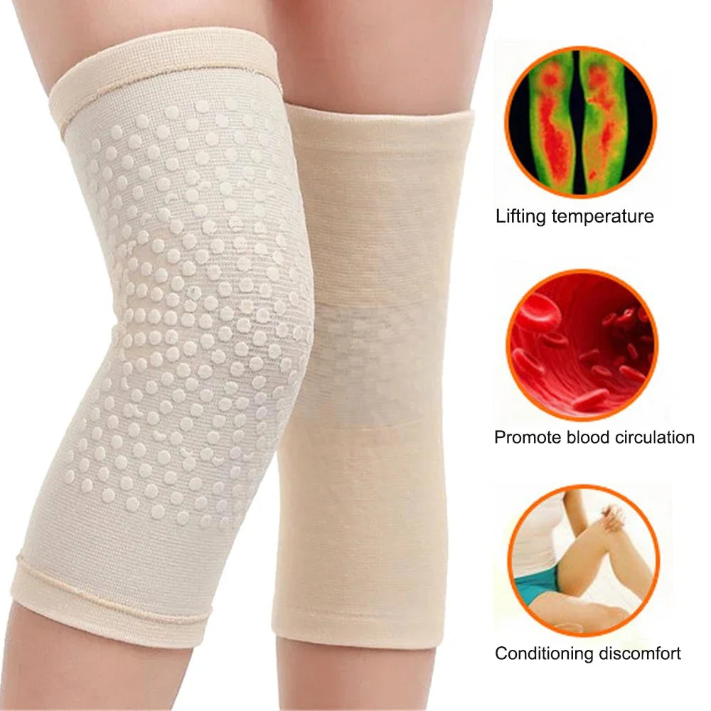 1 Pair Self Heating Support Knee Pads Knee Brace Warm