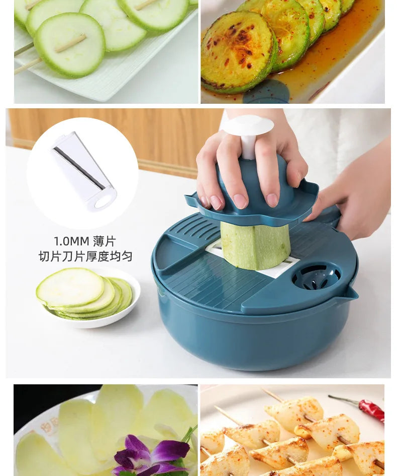 Multifunctional Vegetable Grater Slicer Kitchen Gadget