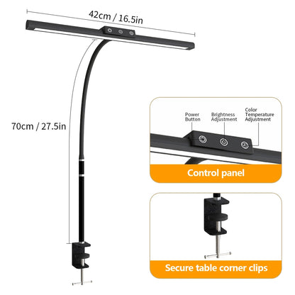 Home LED Eye-Caring Architect Desk Lamp No Flicker
