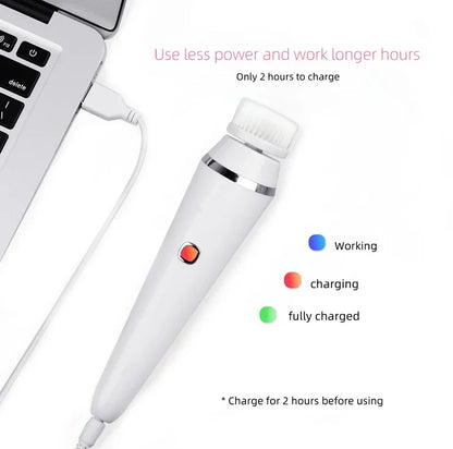 Waterproof IPX7 Electric Facial Cleansing Brush