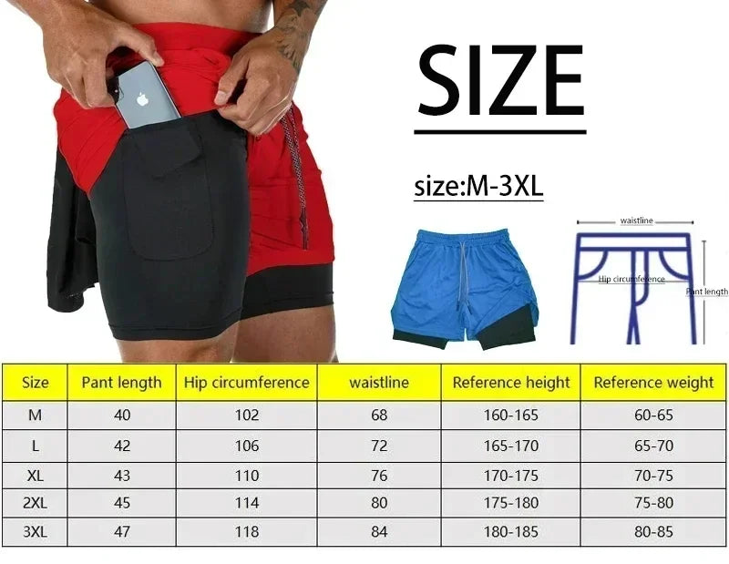 Anime Berserk Head Running Shorts Men Fitness Gym Training