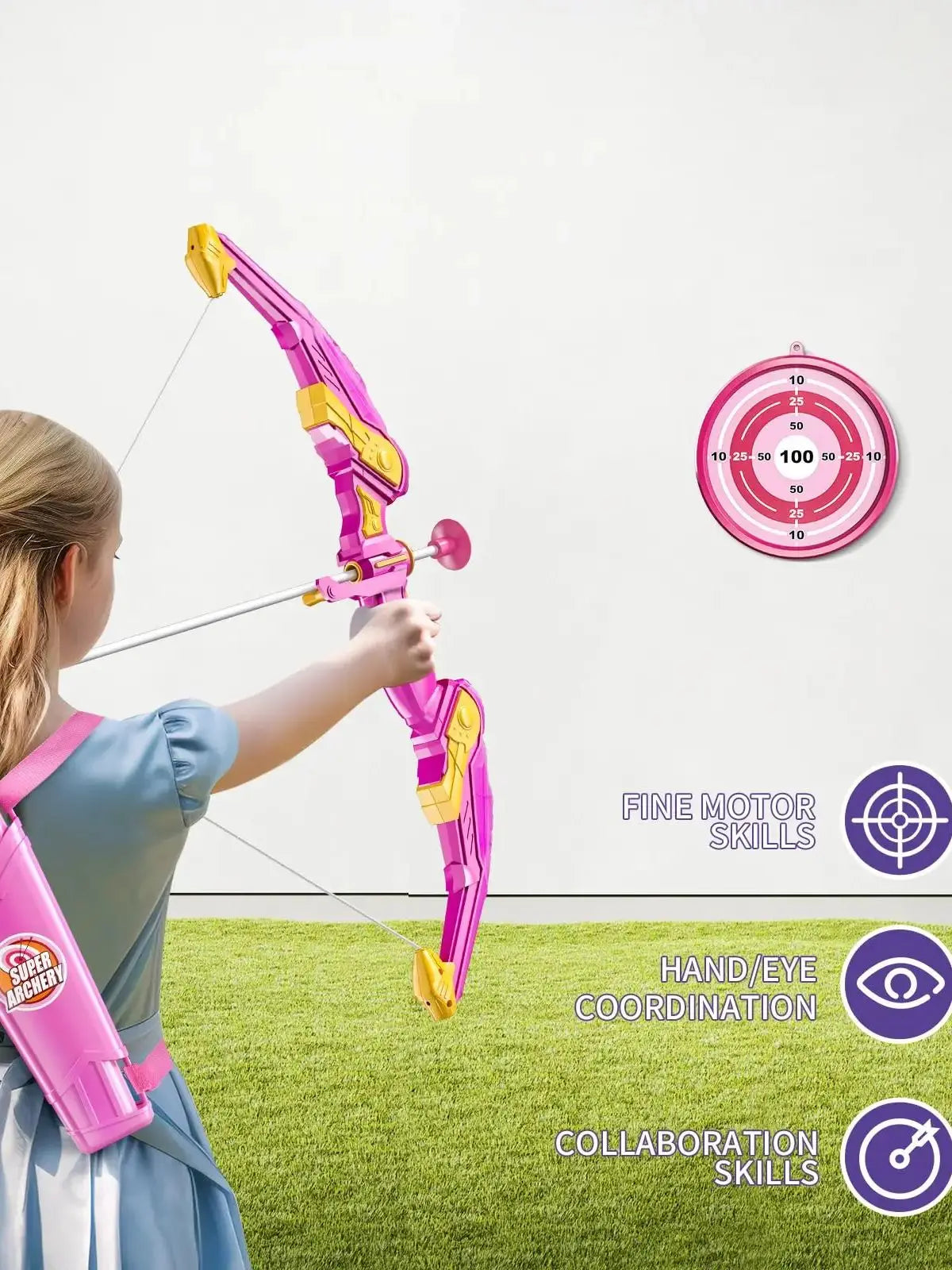 Children's Bow and Arrow Set Archery Toy Set