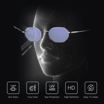 Small Polygon Polarized Sunglasses Anti-Glare