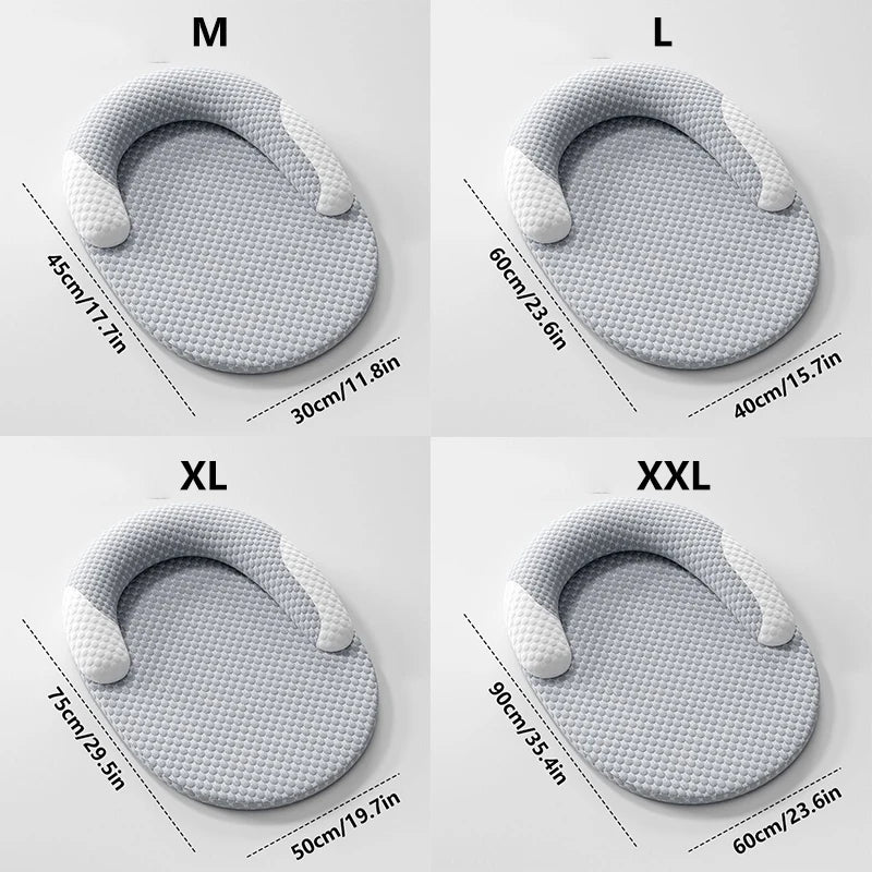 Cooling Dog Bed Summer Ice Silk Cat Mat Oval Pet Nest